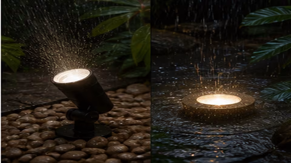 IP65 vs IP67 ต่างกันอย่างไร เลือกโคมไฟกันน้ำสำหรับ Outdoor และรีสอร์ท