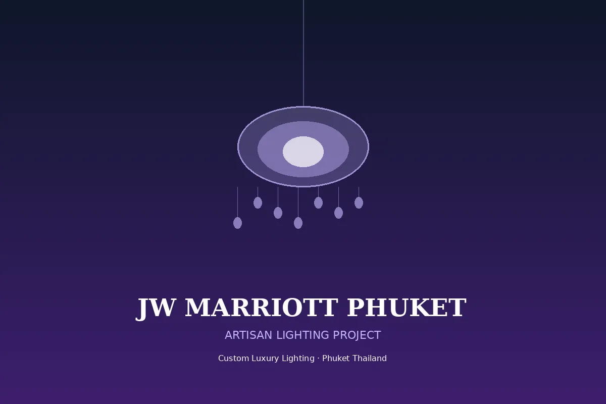 Scene Control Lighting — ภาพประกอบจากผลงาน Artisan Lighting Phuket