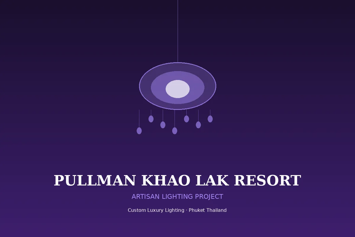 วิธีคำนวณแสง — ภาพประกอบจากผลงาน Artisan Lighting Phuket