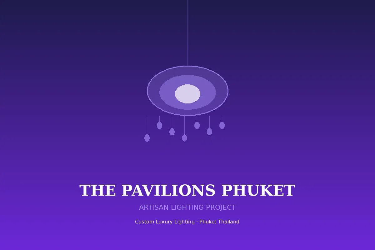Built-in vs Surface Mount — ภาพประกอบจากผลงาน Artisan Lighting Phuket