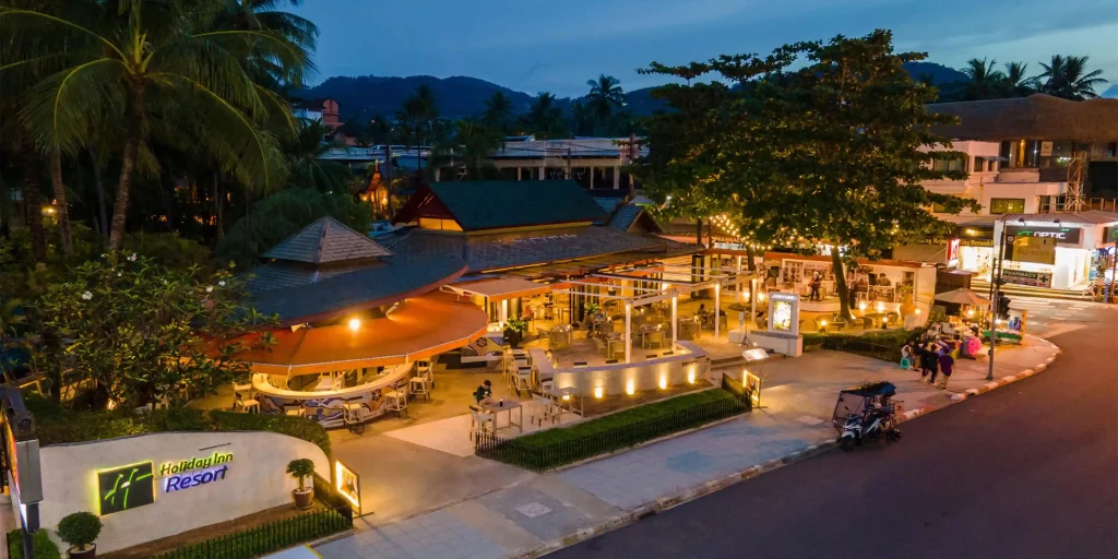 ติดตั้งโคมไฟโครงการ holiday inn resort phuket