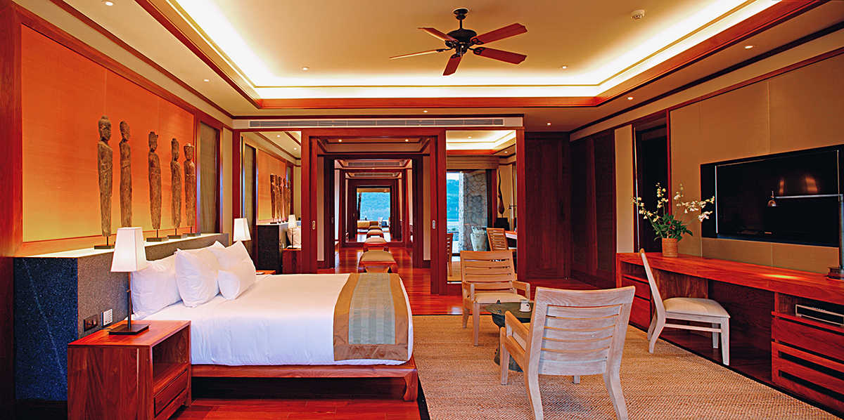 ผลงานติดตั้งโคมไฟรีสอร์ทหรู andara resort kamala