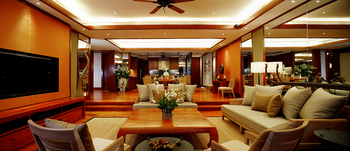 ผลงานติดตั้งโคมไฟรีสอร์ทหรู andara resort kamala