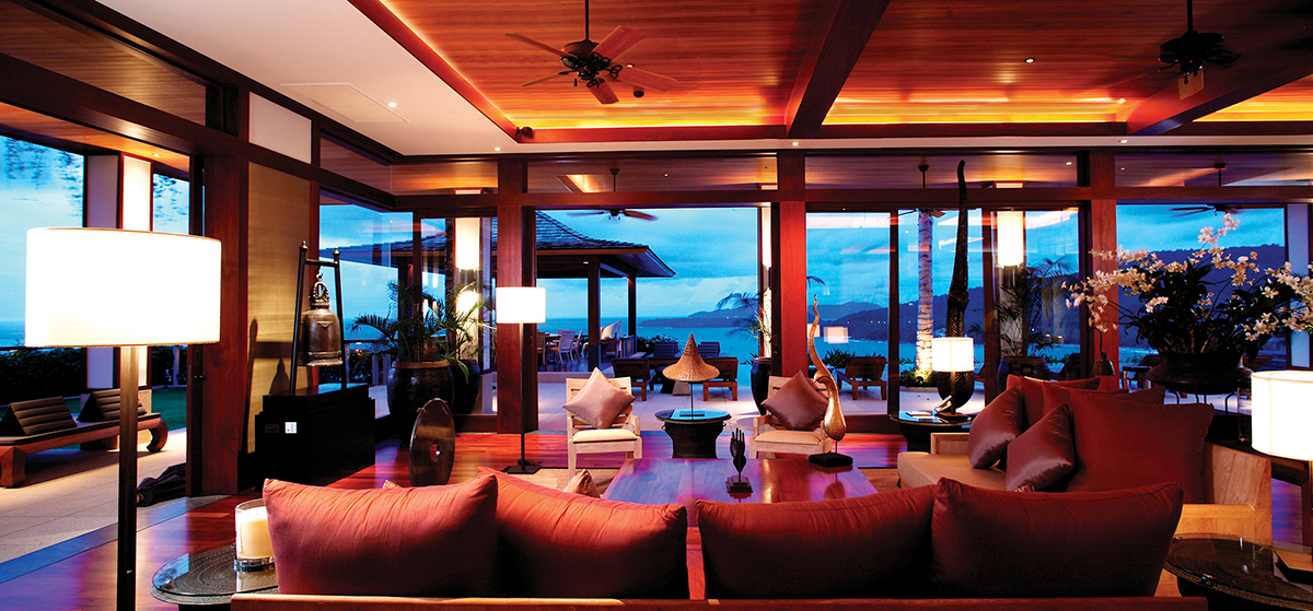 ผลงานติดตั้งโคมไฟรีสอร์ทหรู andara resort kamala