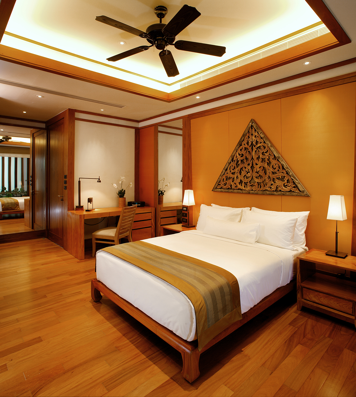 ผลงานติดตั้งโคมไฟรีสอร์ทหรู andara resort kamala